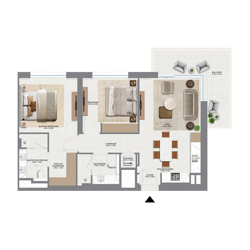 2 bedroom Apartments -  Golf Meadow