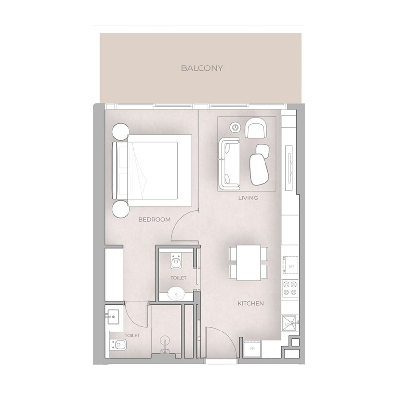 1 bedroom Apartments -  Beverly Grande
