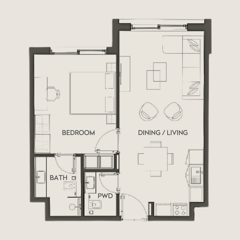 1 bedroom Apartments -  Hawa Residence