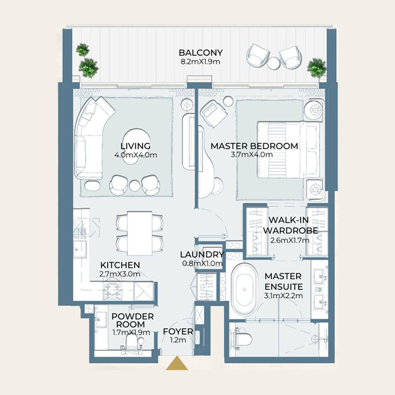1 bedroom Apartments - Fairmont Residences Al Marjan Island