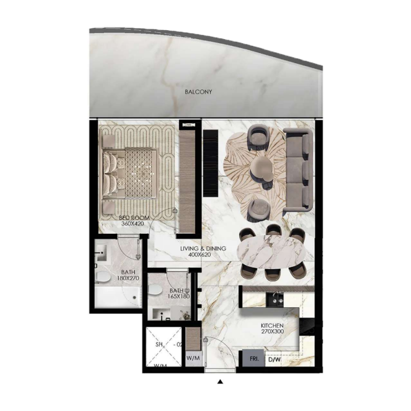 1 bedroom Apartments - Elie Saab Waterfront
