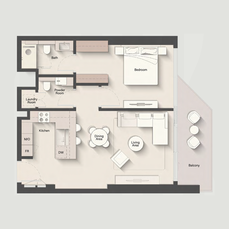 1 bedroom Apartments -  Eltiera Heights
