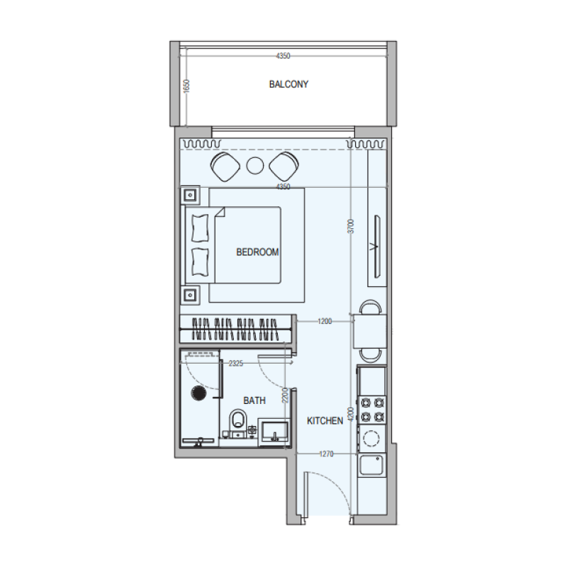Studio Apartments -  Trillium Heights
