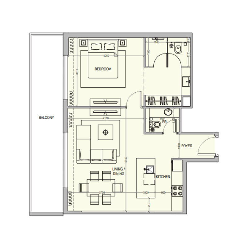 1 bedroom Apartments -  Trillium Heights