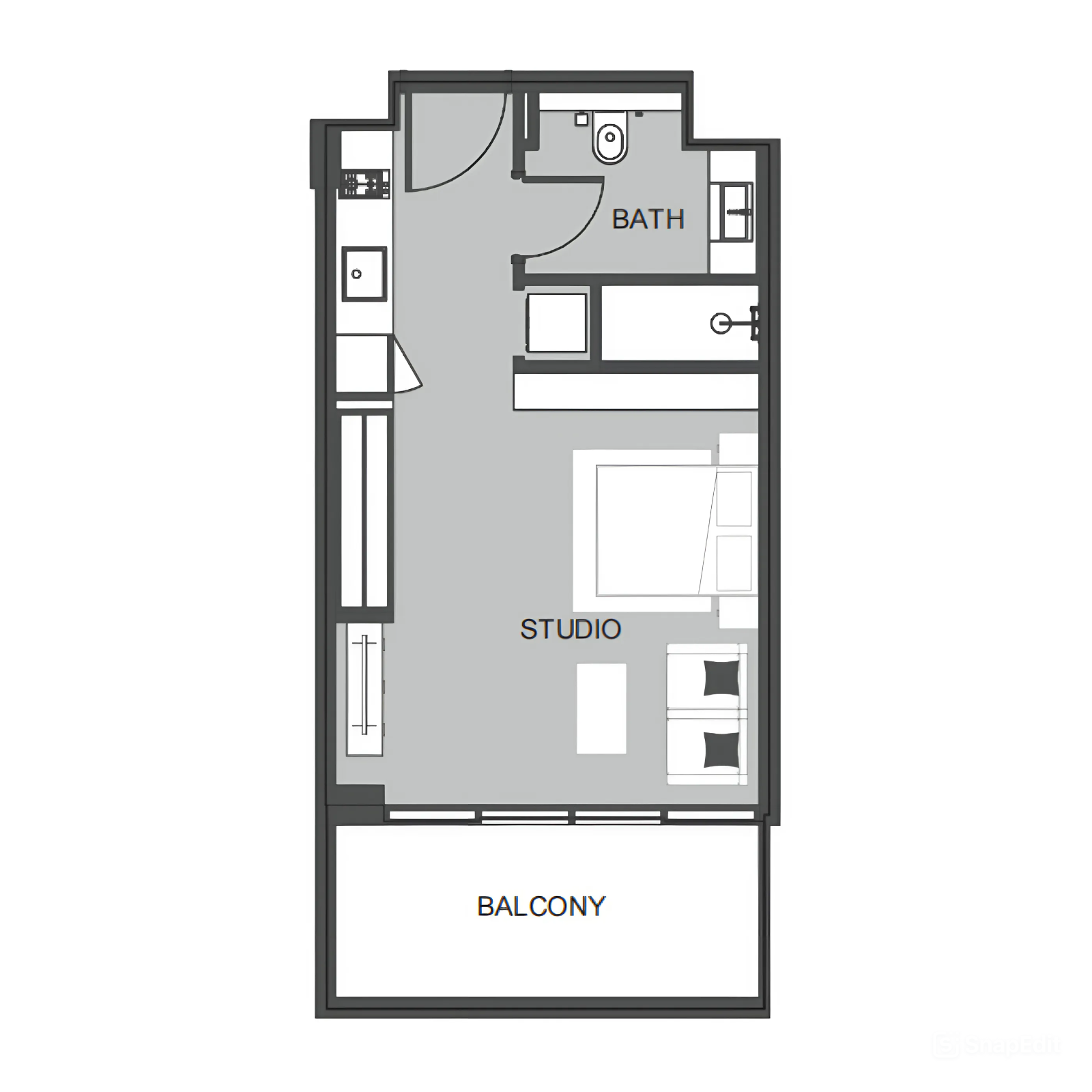 Studio Apartments - The Boulevard