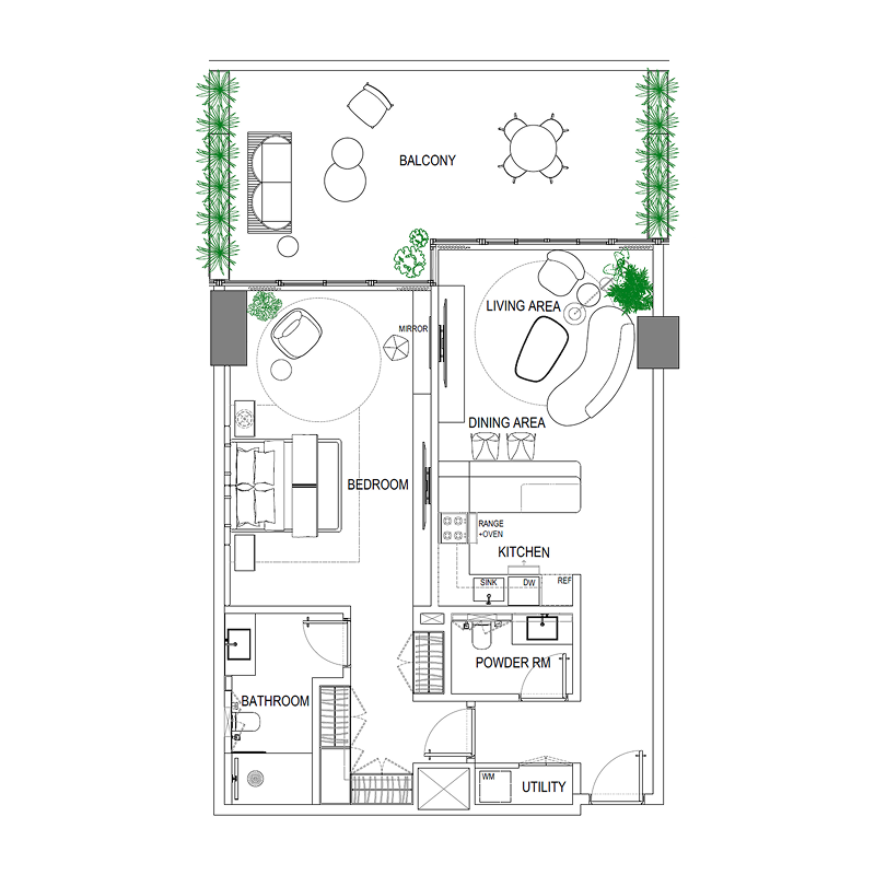 1 bedroom Apartments -  Fortune Bay Residences
