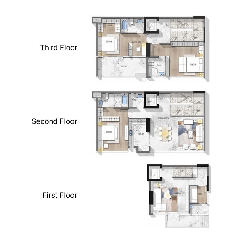3 bedroom Townhouse -  Stamn Nautis Residences