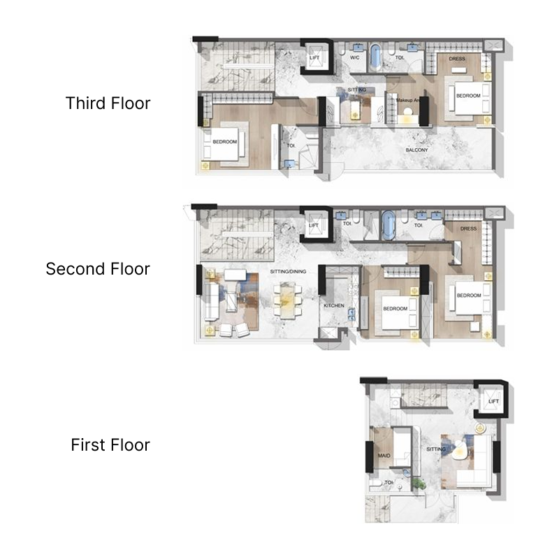 4 bedroom Townhouse -  Stamn Nautis Residences