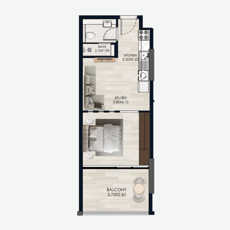 Studio Apartments -  Soul by Vision
