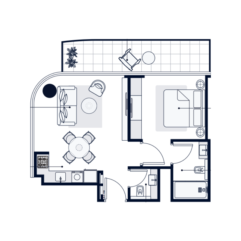 1 bedroom Apartments - Azizi Venice Buildings 1, 3, 4 and 5