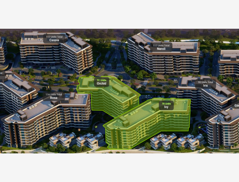 Buildings Orchid, Ivy, Rosa, Irys8148