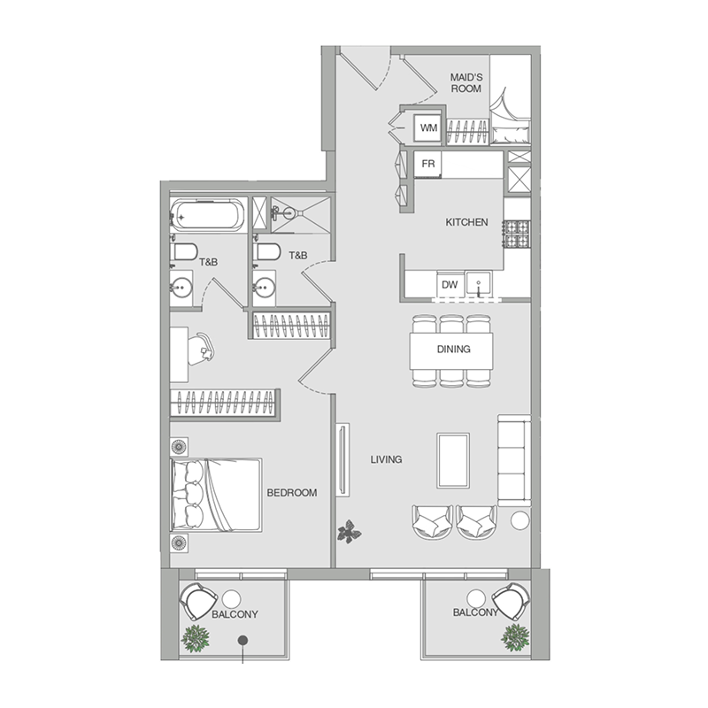 1,5 bedroom Apartments -  V1STARA House 2