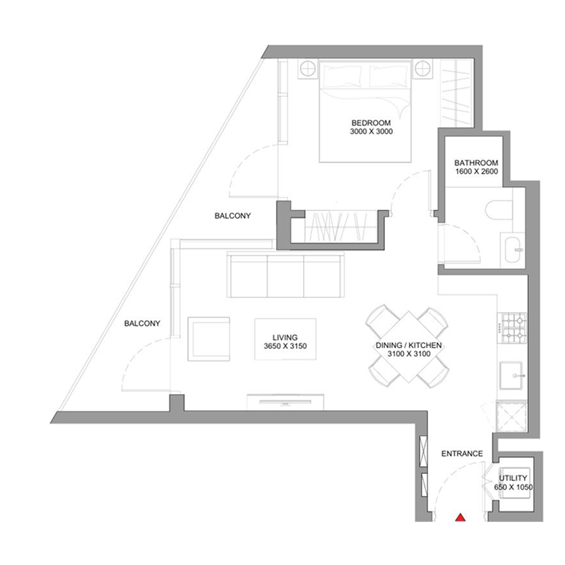 1 bedroom Apartments - Skyvue Stellar