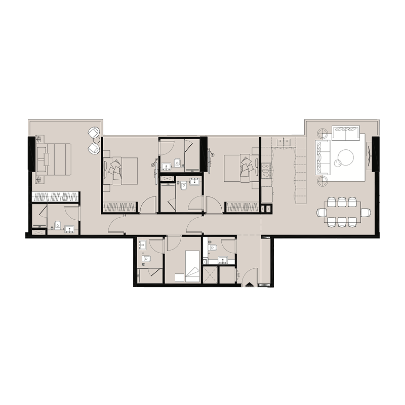 3 bedroom Apartments -  Sunset Bay 4