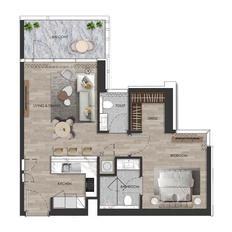 1 bedroom Apartments -  Island Heights
